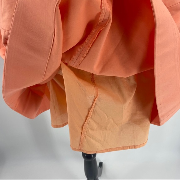 Sinclair 10 Tangerine Orange Sleeveless Dress - Picture 8 of 9